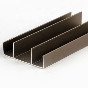 Wood Grain 6063 T5 Aluminium extrusion profiles for  Window Door and doors